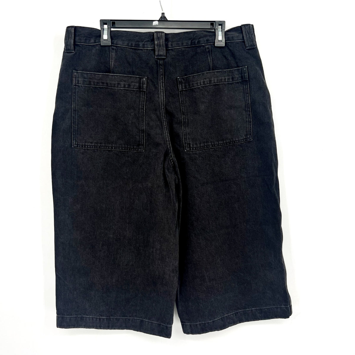 MADEWELL Women's Denim Culottes Size 31 US 10 Black Johnston High Rise NT218 NWT