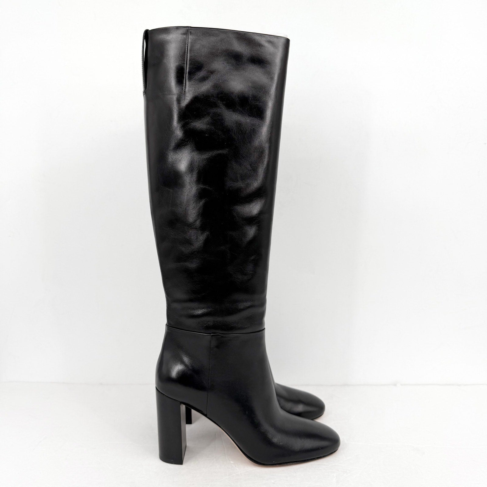 Kate Spade Womens Colby Tall Boots US 7.5 B EU 38 Black Leather NIB