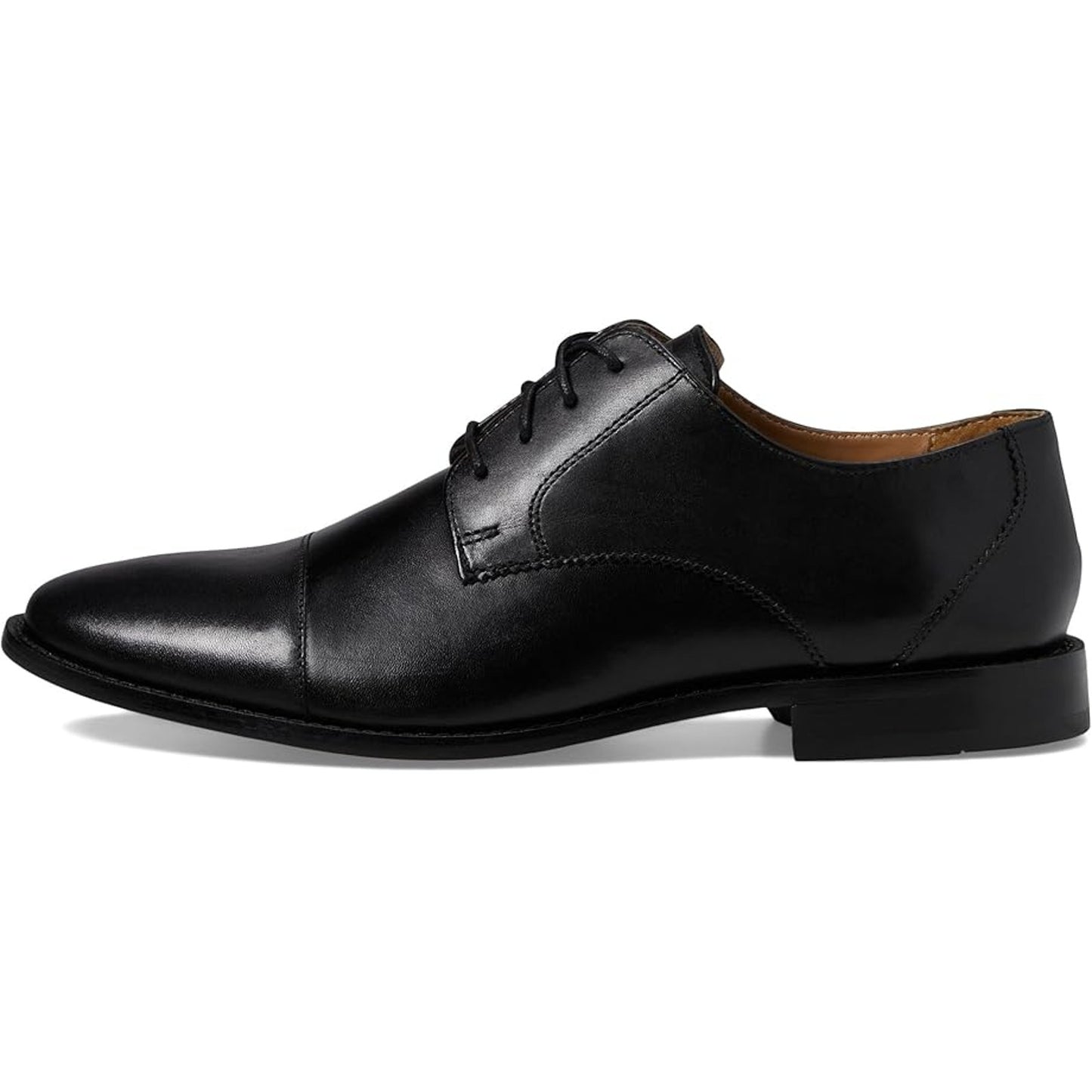 Florsheim Mens Montinaro Cap Toe Oxford Shoes US 9 M Black Leather NIB