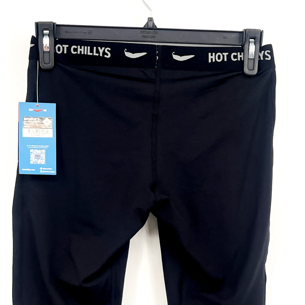 HOT CHILLYS Women's Premiere Capri Tight Medium Black Micro-Elite Chamois NWT