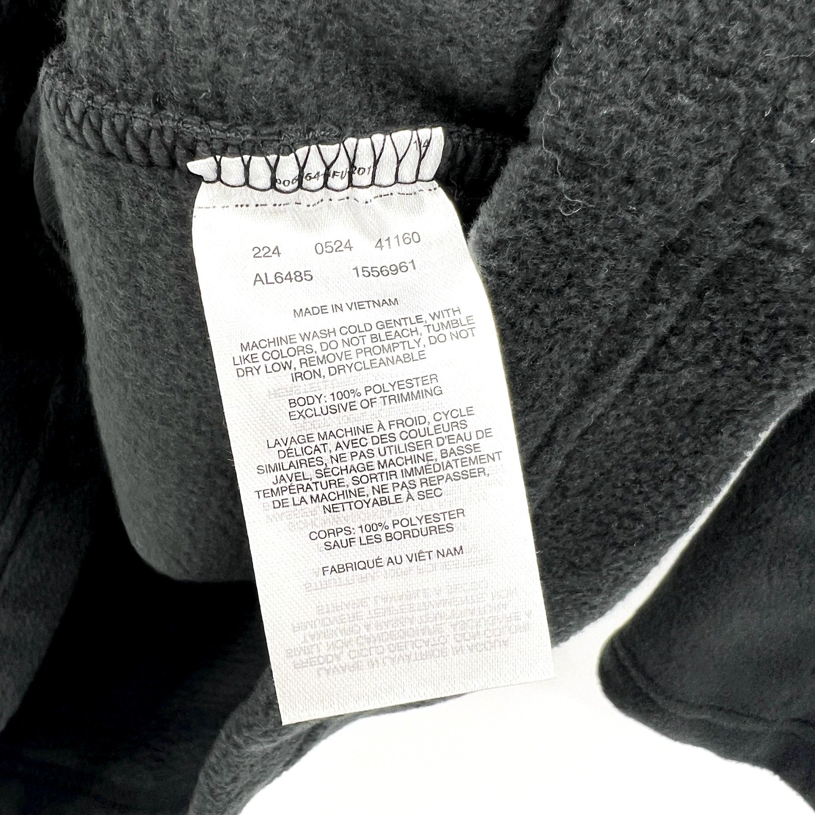 COLUMBIA Women's Benton Springs II Long Fleece Hoodie Jacket Small Black NWT