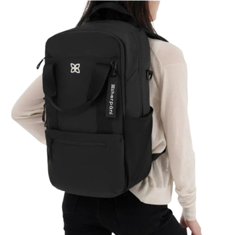 SHERPANI Camden Convertible 3 in 1 Tote Bag Travel Backpack One Size Black NWT