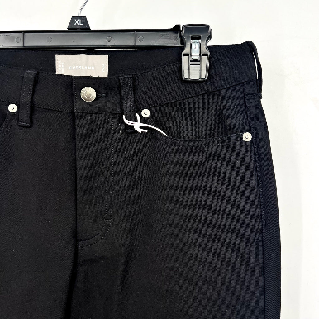 EVERLANE Men's The Performance 5-Pocket Pants 29x34 Black Chino Stretch NWT