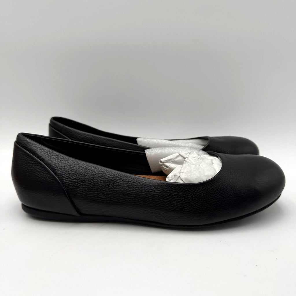 SoftWalk Womens Sonoma Ballet Flats Size 7 Wide Black Leather NWOB
