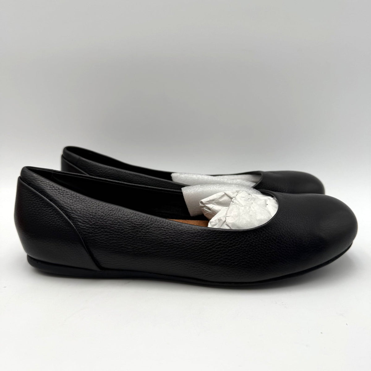 SoftWalk Womens Sonoma Ballet Flats Size 7 Wide Black Leather NWOB