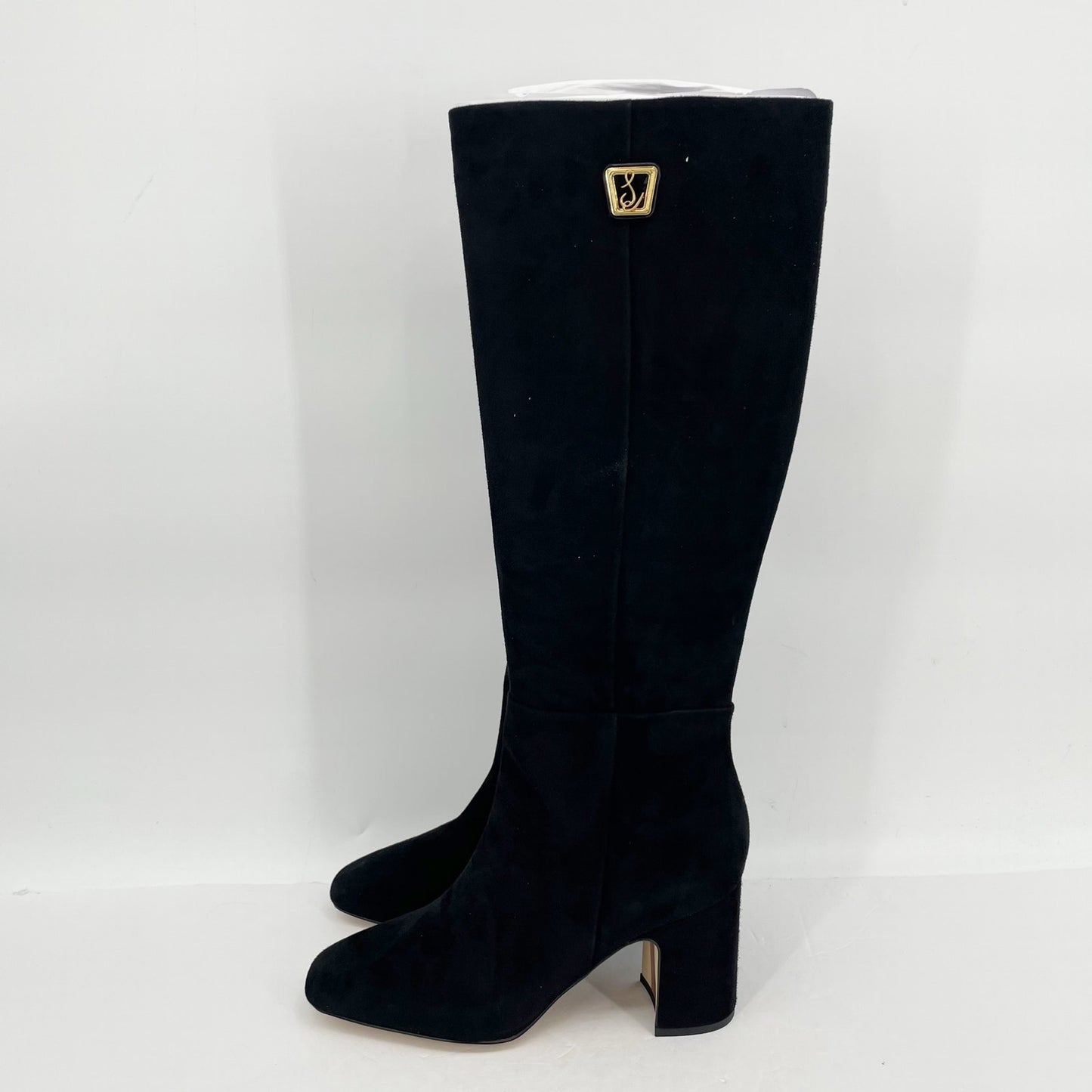 Sam Edelman Women's Faren Boots US 9 M EU 40 Black Suede Leather NIB