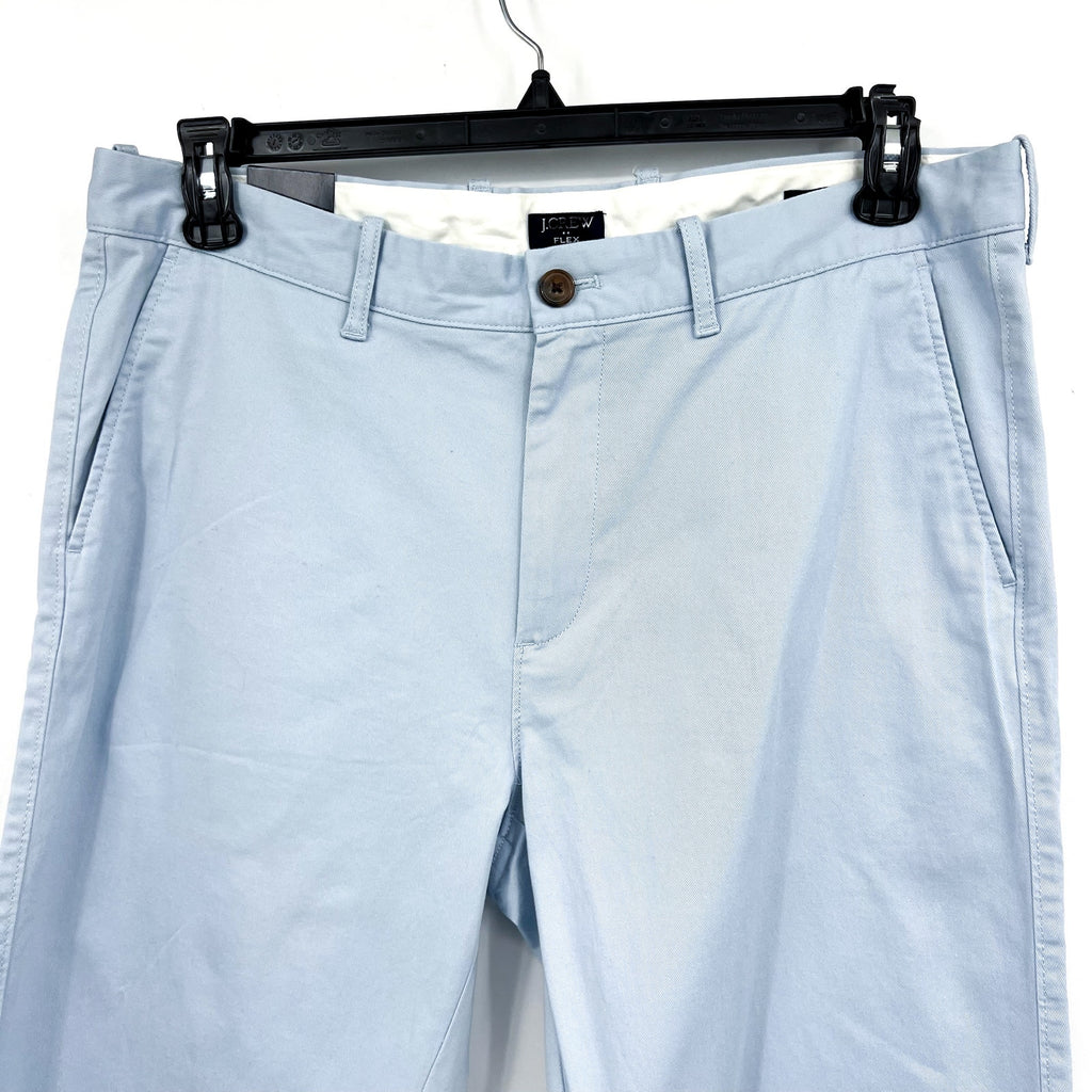 J CREW Men's Straight-Fit Flex Chino Pants 34x32 Light Blue BL8901 NWT