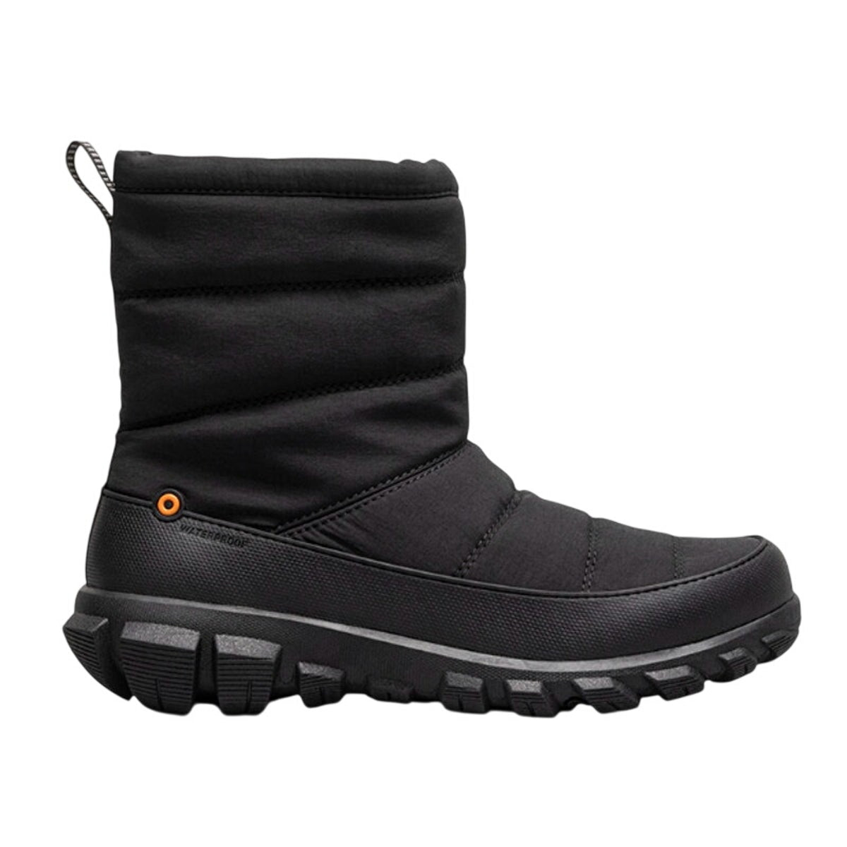 Bogs Womens Cedar Quilt Winter Boots Size 8.5 EU 39.5 Black Waterproof NIB
