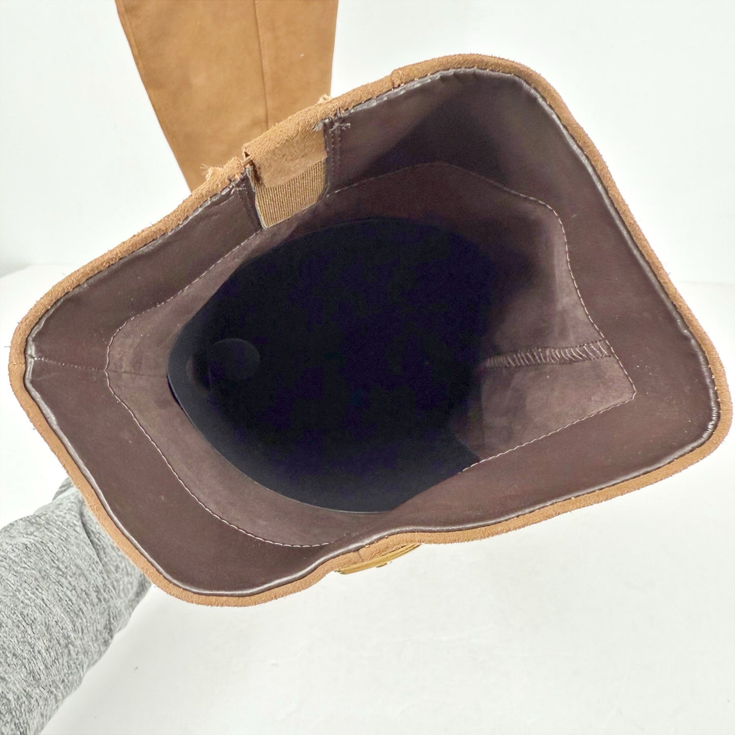 Sam Edelman Womens Faren Boots US 8.5 M EU 39 Brown Suede Knee High NIB