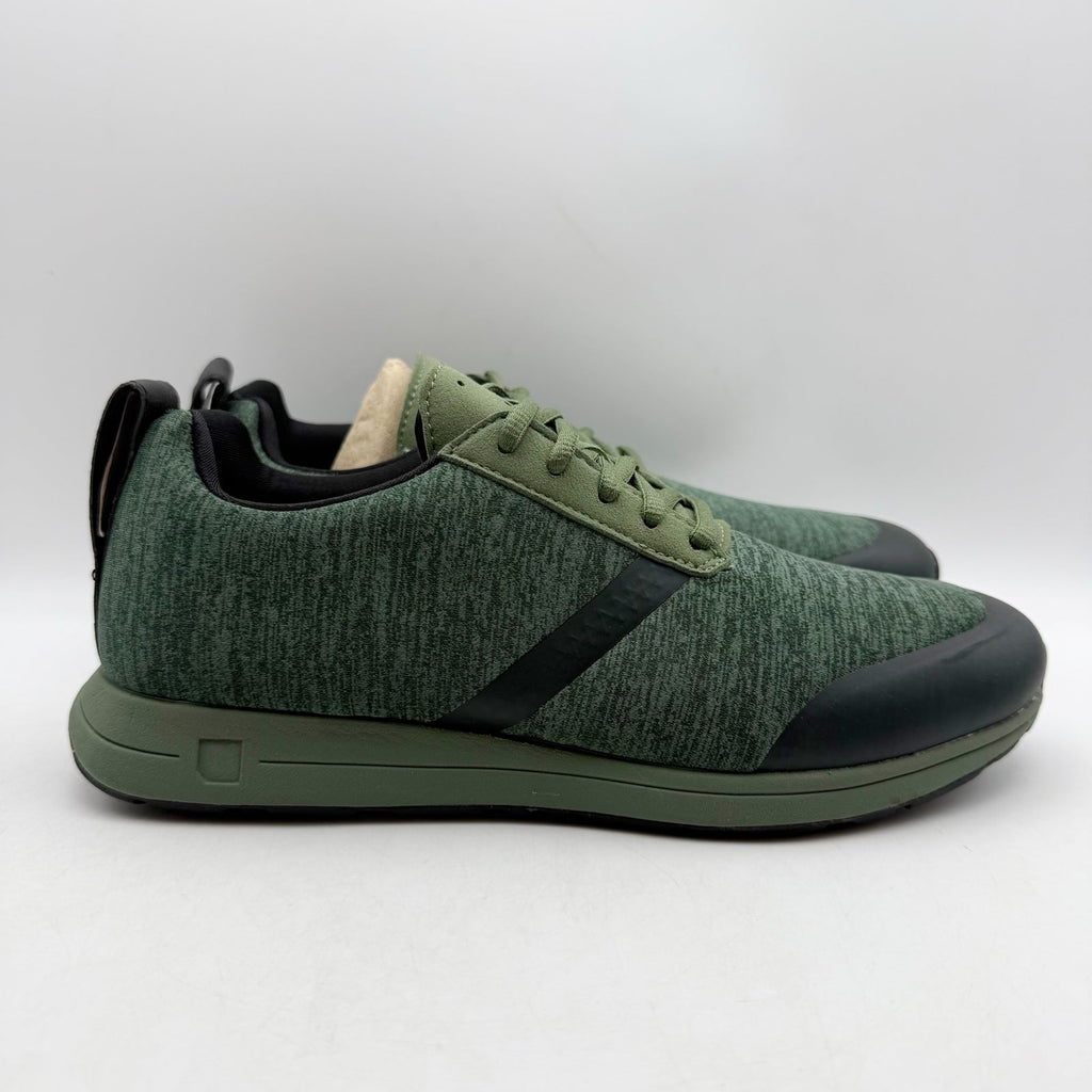 YORK Athletics Mens Henry Sweatshirt Casual Sneaker US 8 Green Knit Athletic NIB