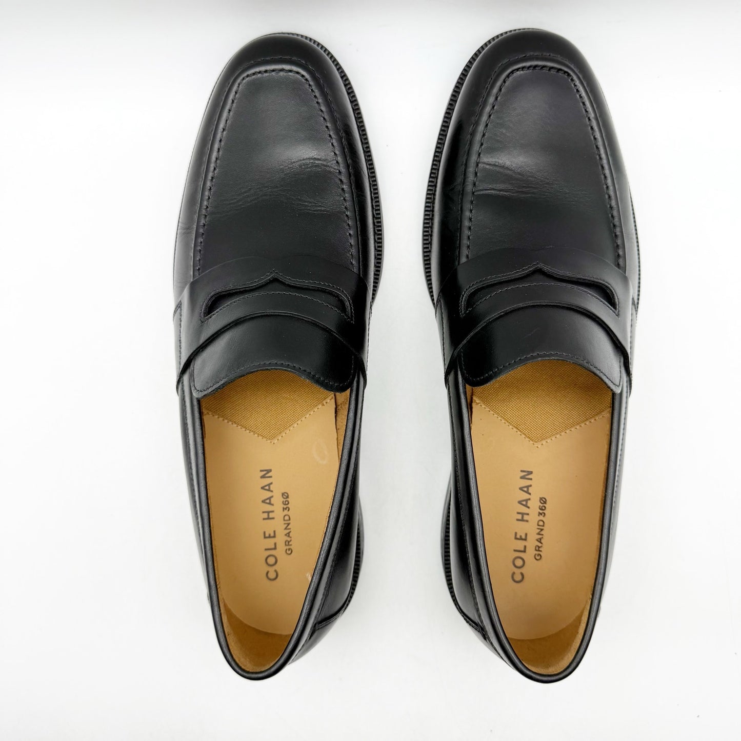 Cole Haan Mens Bedford Penny Loafers US 11.5 M EU 44.5 Black Leather NWOB