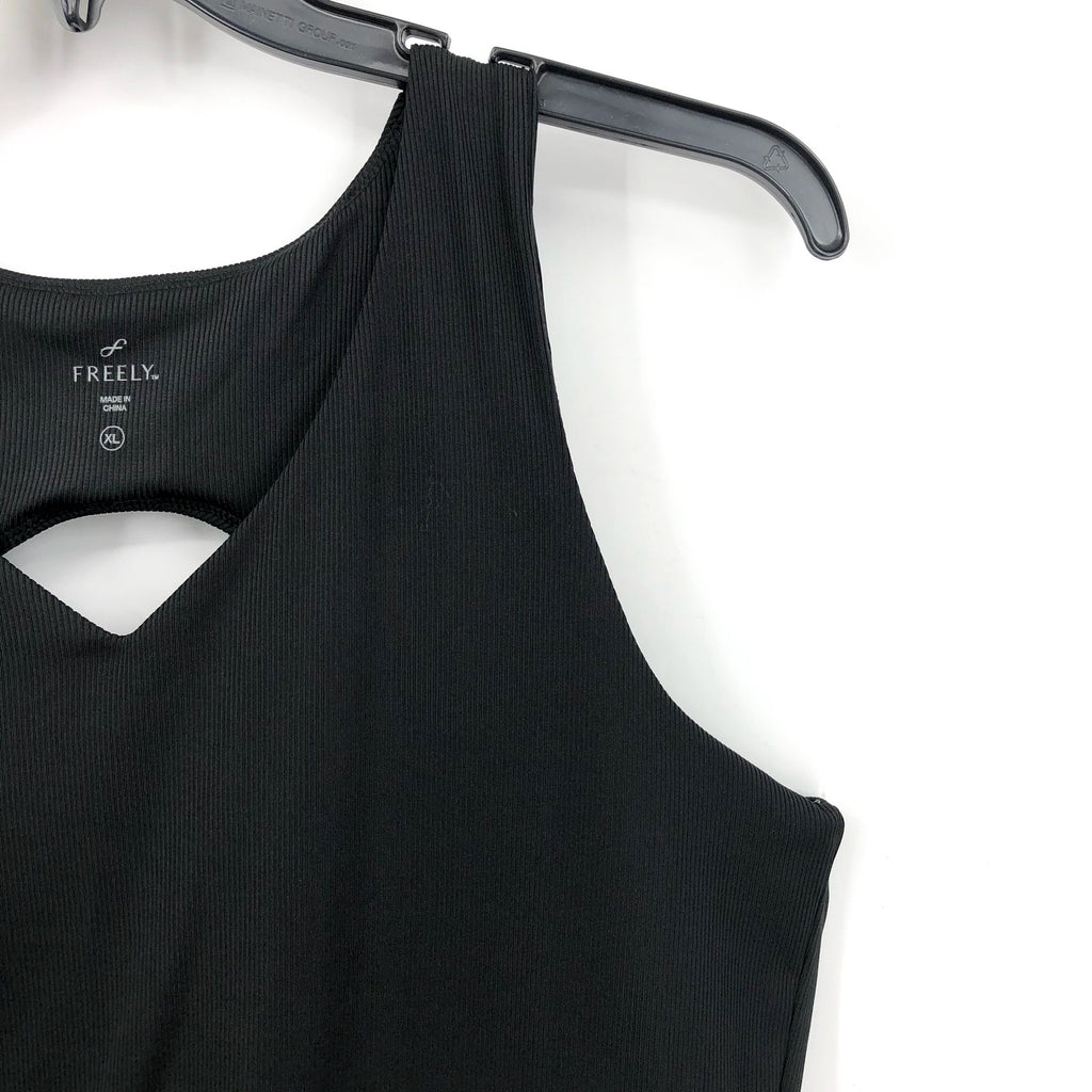 FREELY Women's Activewear Dress XL Black Cut Out Back NWOT