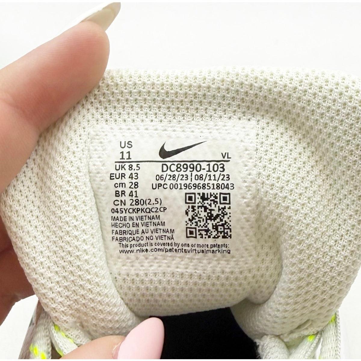 Nike Womens Hyperdiamond 4 Pro MCS Softball Cleats Size 11 White DC8990 NWOB