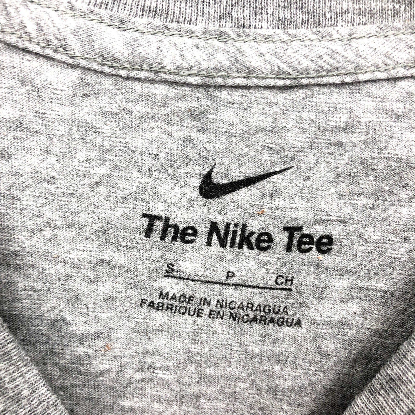 NIKE Men's NFL New Orleans Saints Logo T-Shirt Small Heather Grey NWOT N199-06G