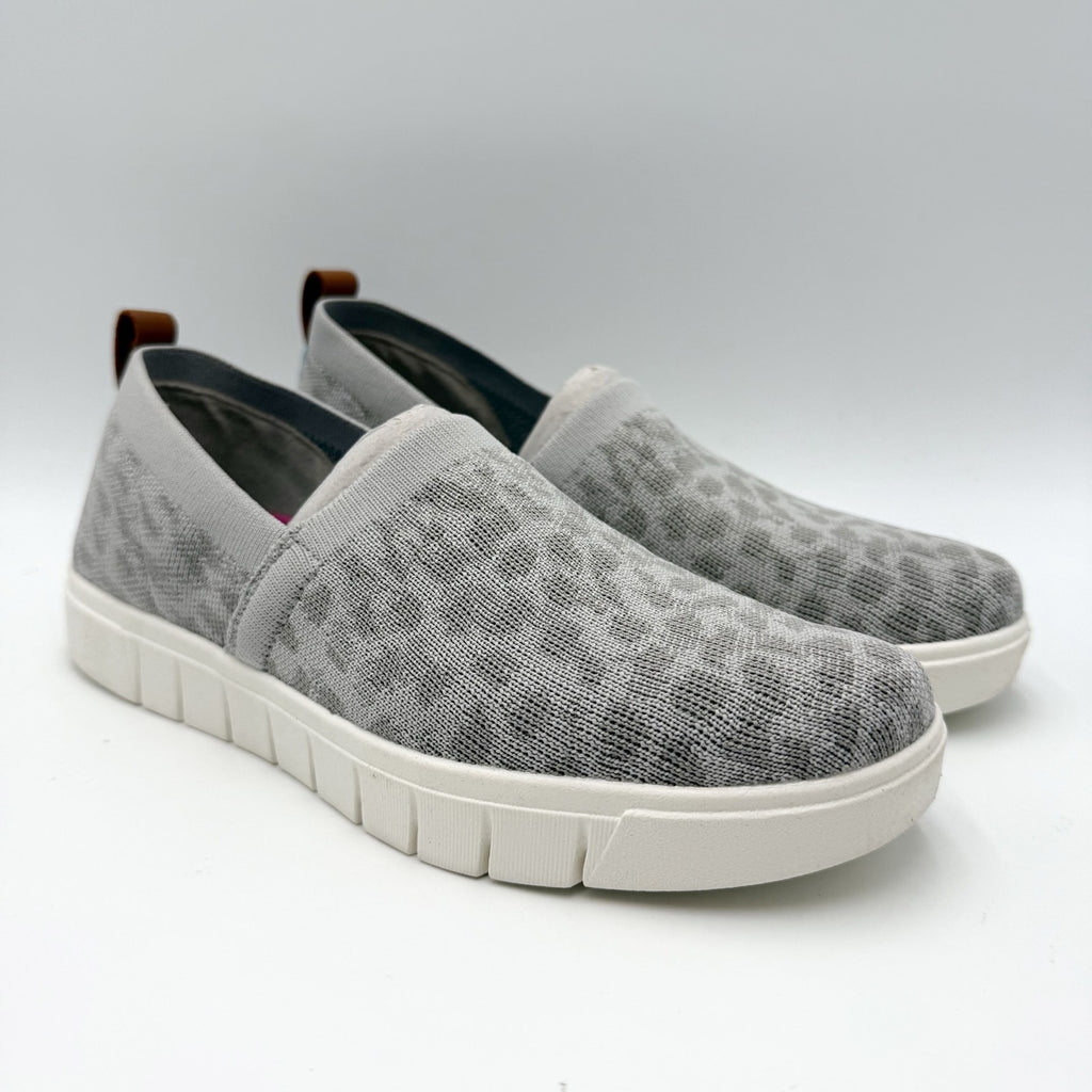 Ryka Womens Hera Slip-on Casual Sneakers Size 8.5 M EU 38.5 Gray White NIB
