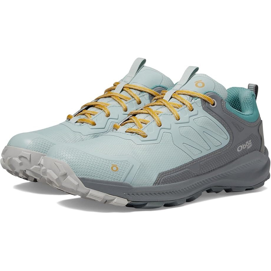 Oboz Womens Katabatic Low B-Dry Hiking Sneakers US 9 M EU 40 Blue Grey WP NWOB
