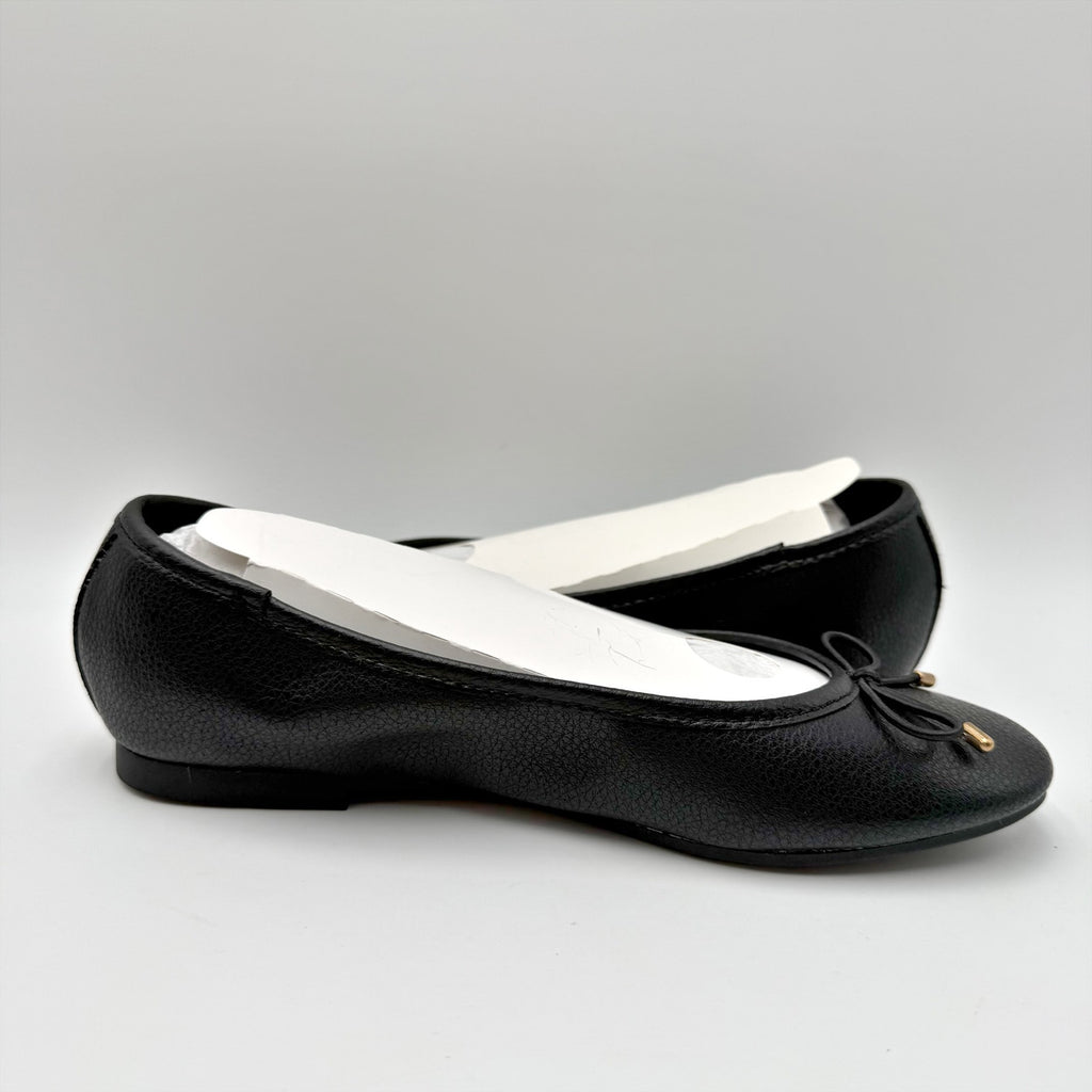 MIA Womens Chelly Ballet Flats Size 6 Black Leather NWOB