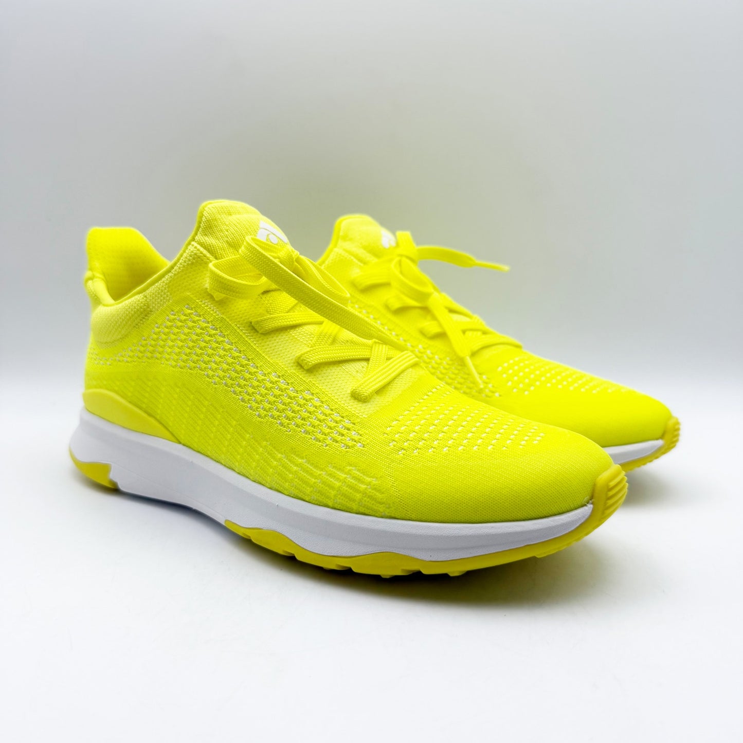 FitFlop Womens VITAMIN FFX Sports Sneakers US 9 Yellow Glow-in-the-Dark Knit NIB