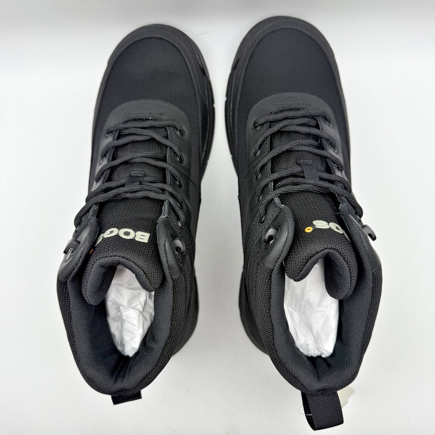 BOGS Mens Shale Glacial Grip Work Boots US 9 EU 42 Black Lace Up Waterproof NWOB