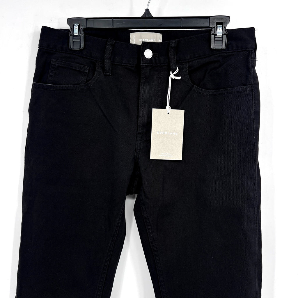 EVERLANE Men's The Stretch Twill 5-Pocket Pants 30x30 Black Slim Fit NWT