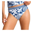 TOMMY BAHAMA Womens Island Cays Blooms Bikini Bottom Large Blue White NWT