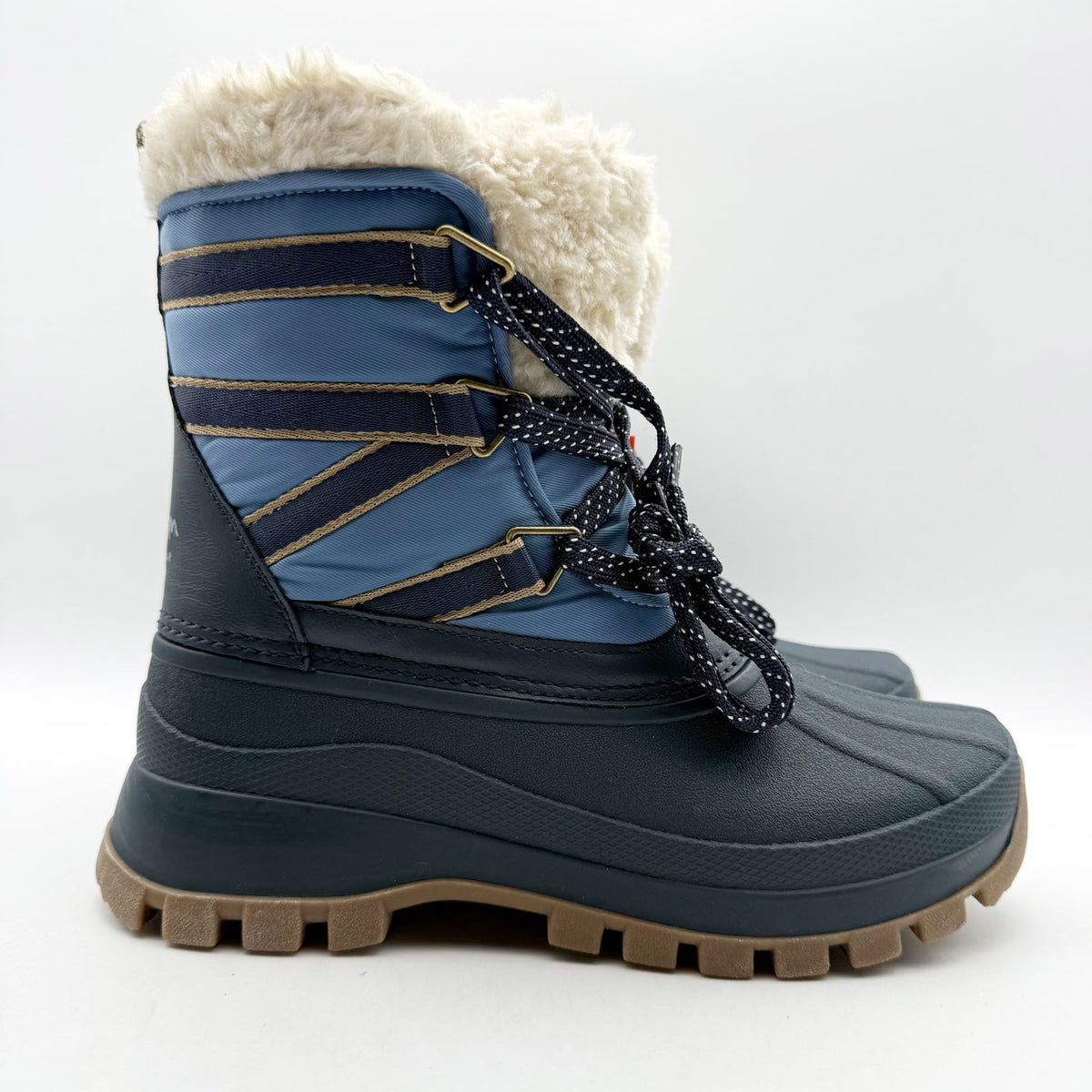 Storm by Cougar Womens Fresno Snow Boots US 6 EU 36 Navy Waterproof NIB