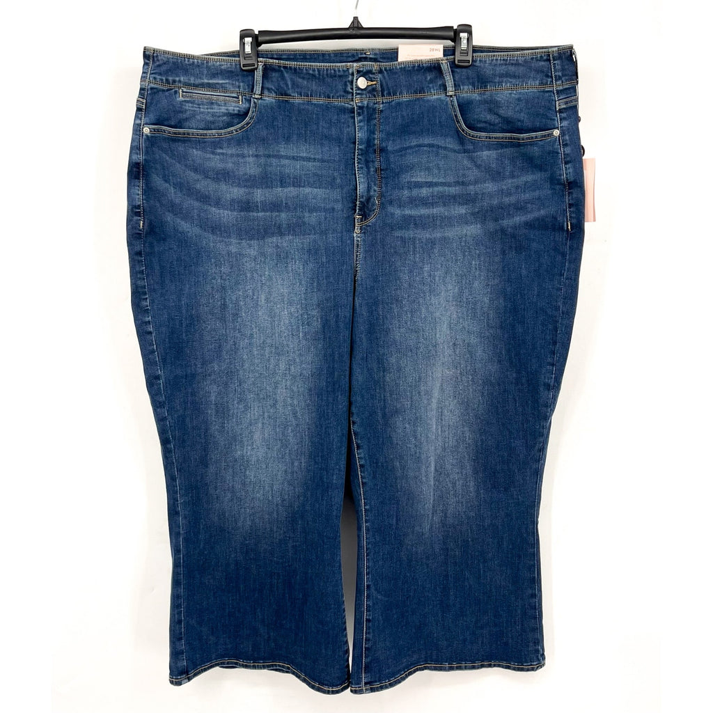 NYDJ Womens Major Wide Leg Capri Jeans 28WL Serendipity Blue NWT