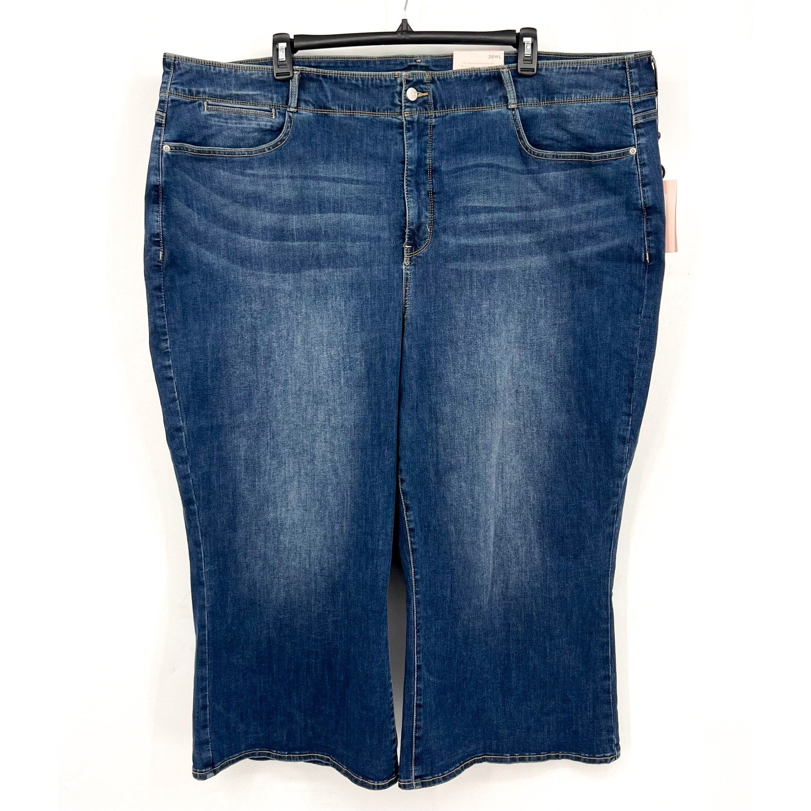 NYDJ Womens Major Wide Leg Capri Jeans 28WL Serendipity Blue NWT