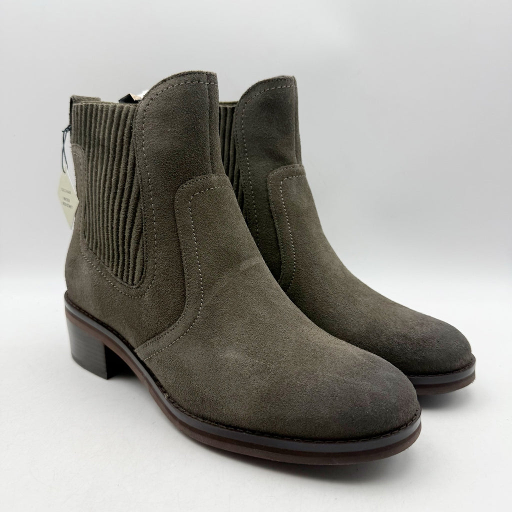 Cole Haan Womens Peetz Chelsea Ankle Boots Size 6 B Suede Water Resistant NWOB