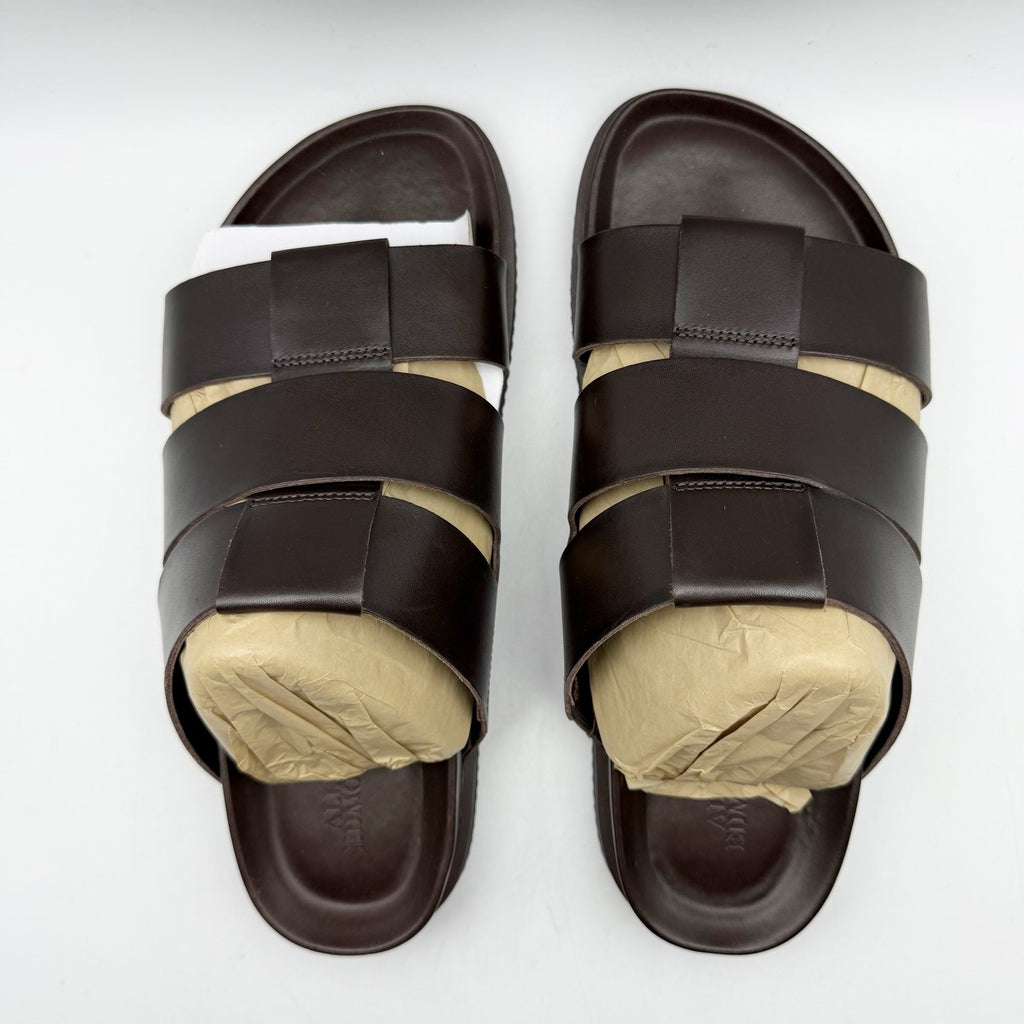 Allen Edmonds Mens Davis Sandals US 9 EU 43 Dark Brown Leather Fisherman NIB