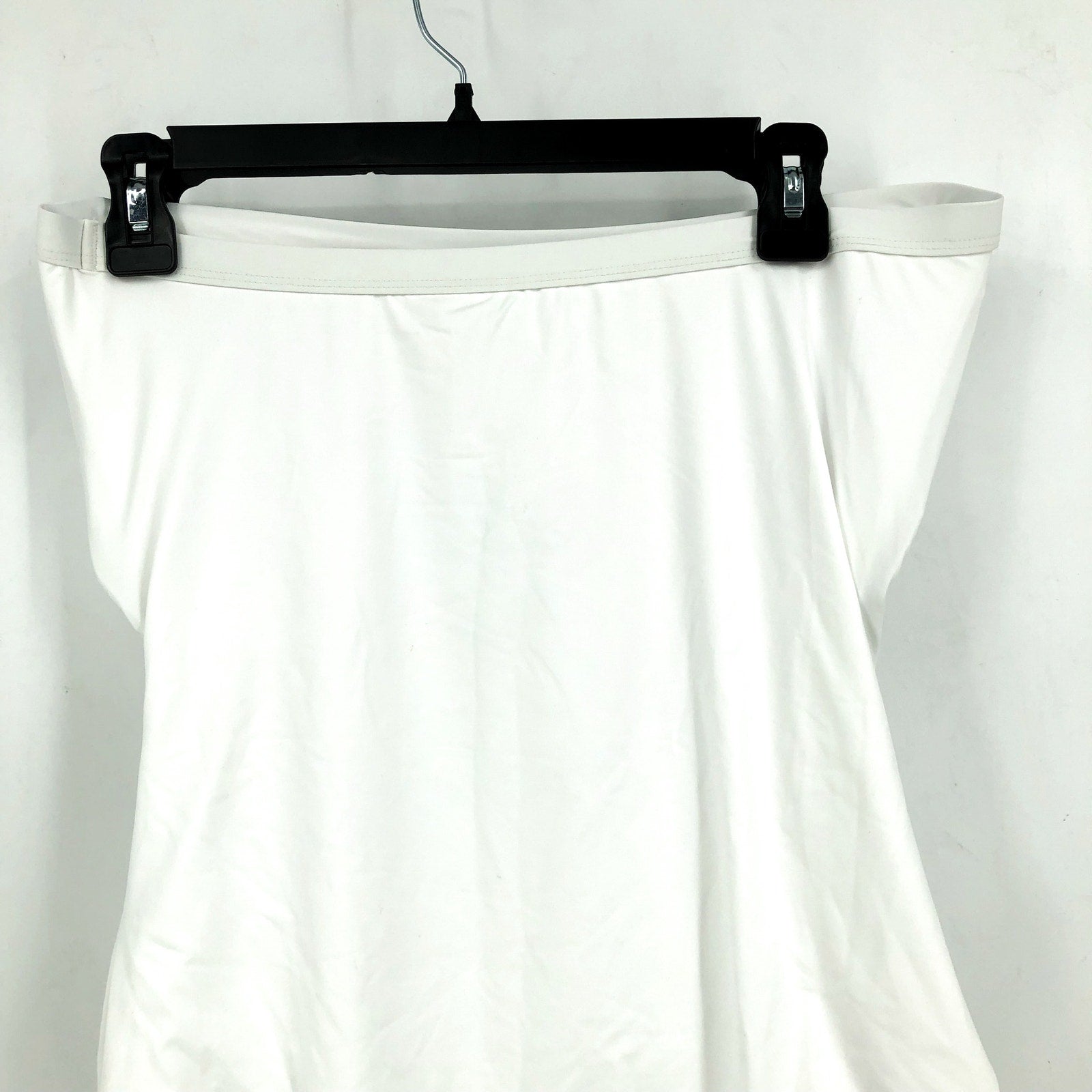 TOMMY BAHAMA Women's Pearl Bandeau One Piece Swimsuit Size 14 White Shirred NWT
