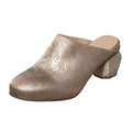 Antelope Womens Penni Mule Heels EU 41 US 10-10.5 Gold Leather NWOB