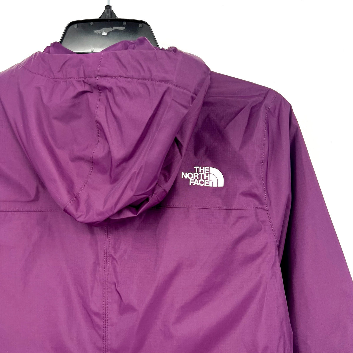 THE NORTH FACE Women's Antora Rain Hoodie Jacket XS Black Currant Purple NWT