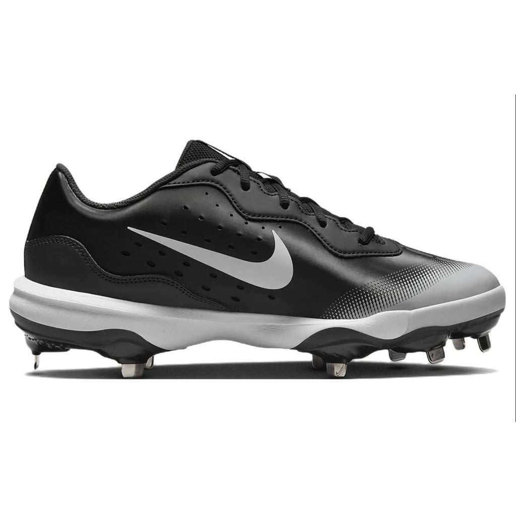 Nike Mens Alpha Huarache Varsity 4 Baseball Cleats Size 13 Black Grey Metal NWOB