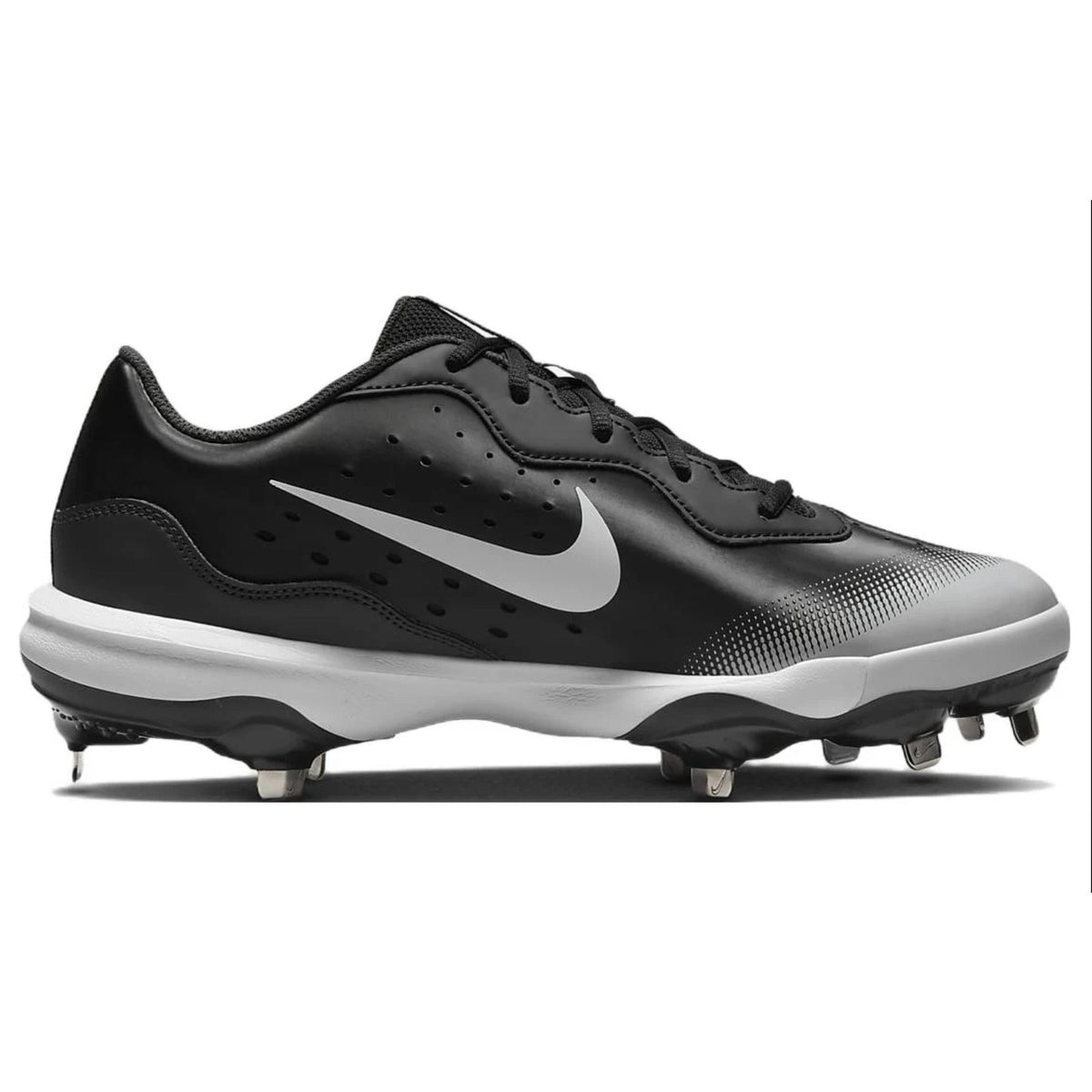 Nike Mens Alpha Huarache Varsity 4 Baseball Cleats Size 13 Black Grey Metal NWOB