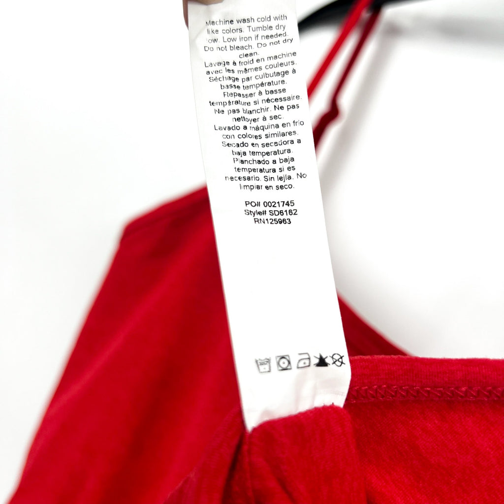 BEYOND YOGA Uplevel Midi Jumpsuit Large 12-14 Ruby Red Heather Space Dye NWT