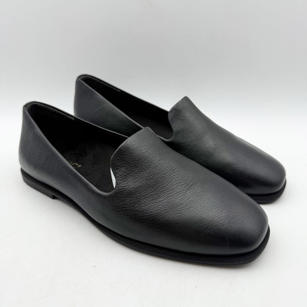 Vionic Womens Willa 2.0 Loafers US 8 Wide EU 38.5 Black Leather NWOB