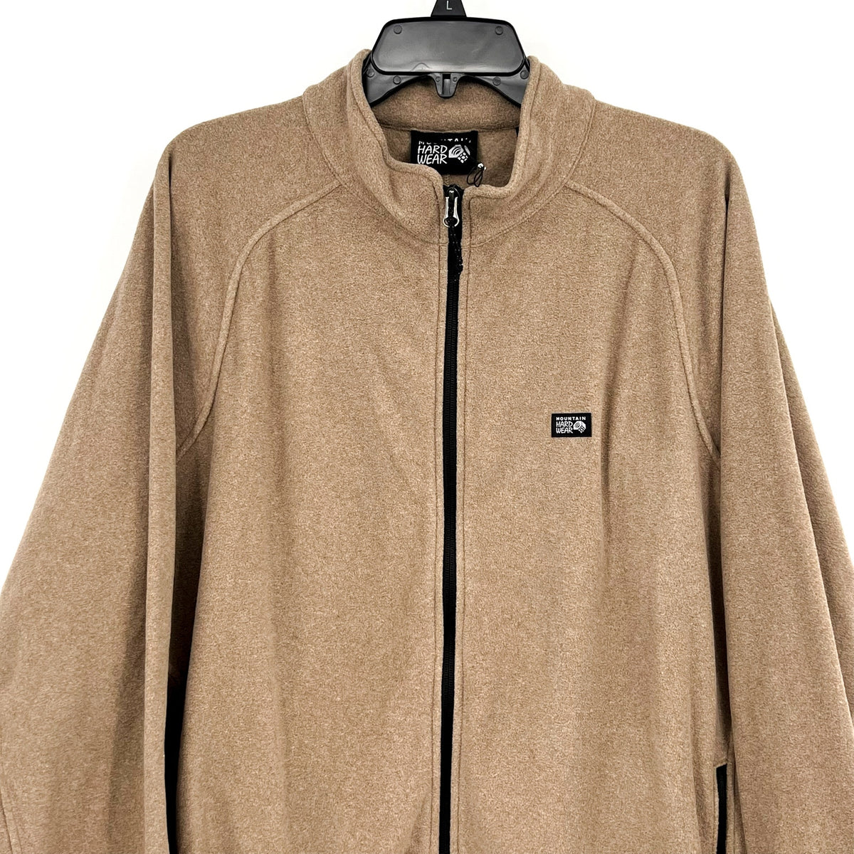 MOUNTAIN HARDWEAR Mens Microchill Full Zip Fleece Jacket XXL Tan NWOT