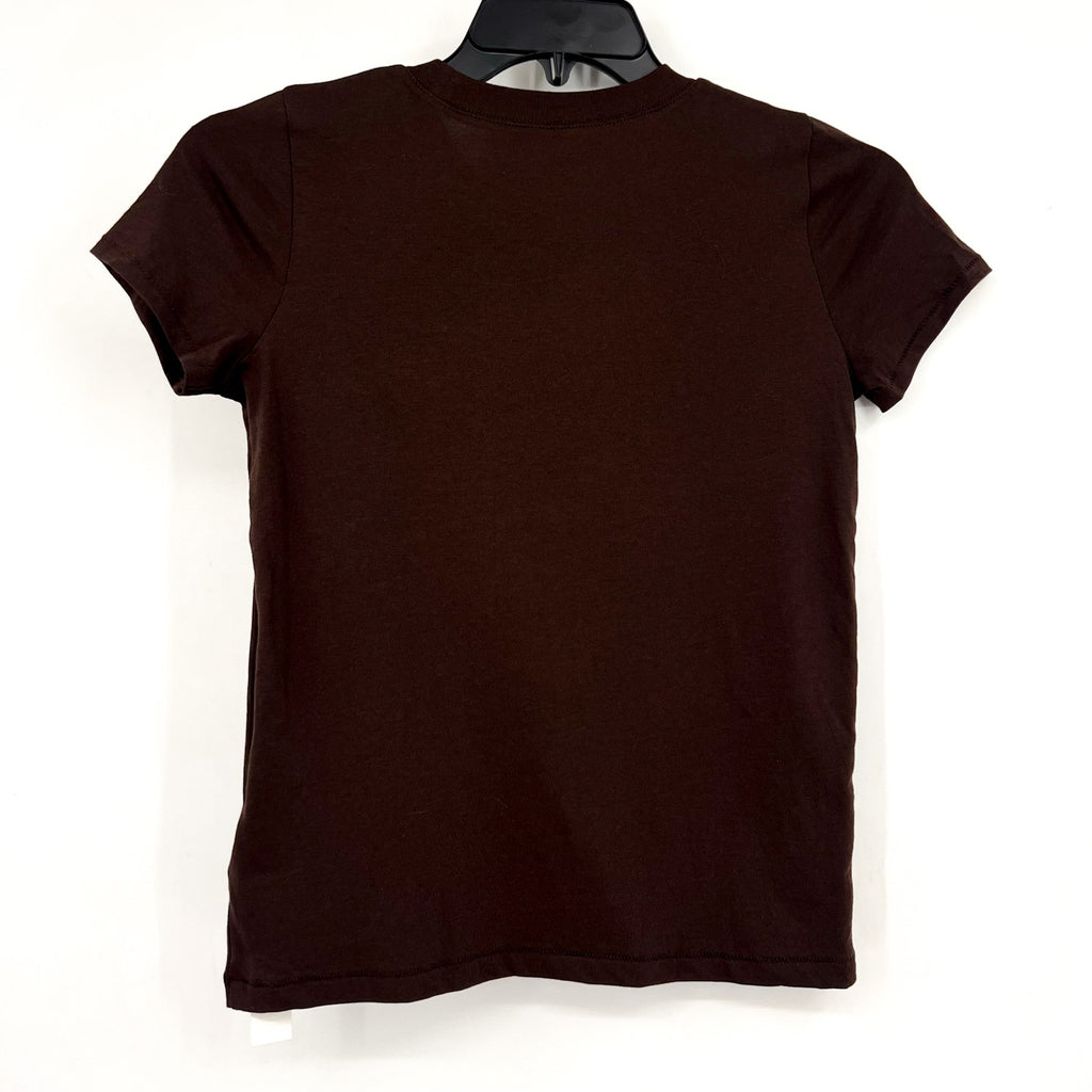 MADEWELL Women's Northside Vintage Tee XXS Brown Short Sleeve J8526 NWT