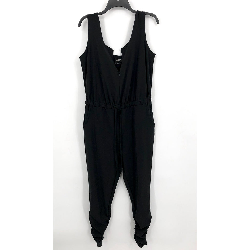PRANA Women's Railay Jumpsuit Medium Black Sleeveless Wrinkle Resistant UPF NWT