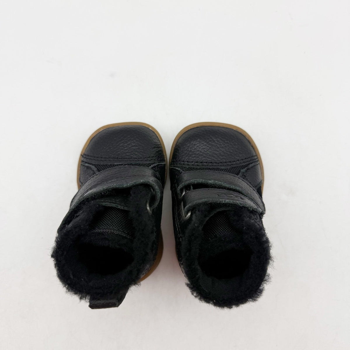 UGG Baby Rennon ll Boots US 0/1 XS Black Suede Leather NIB