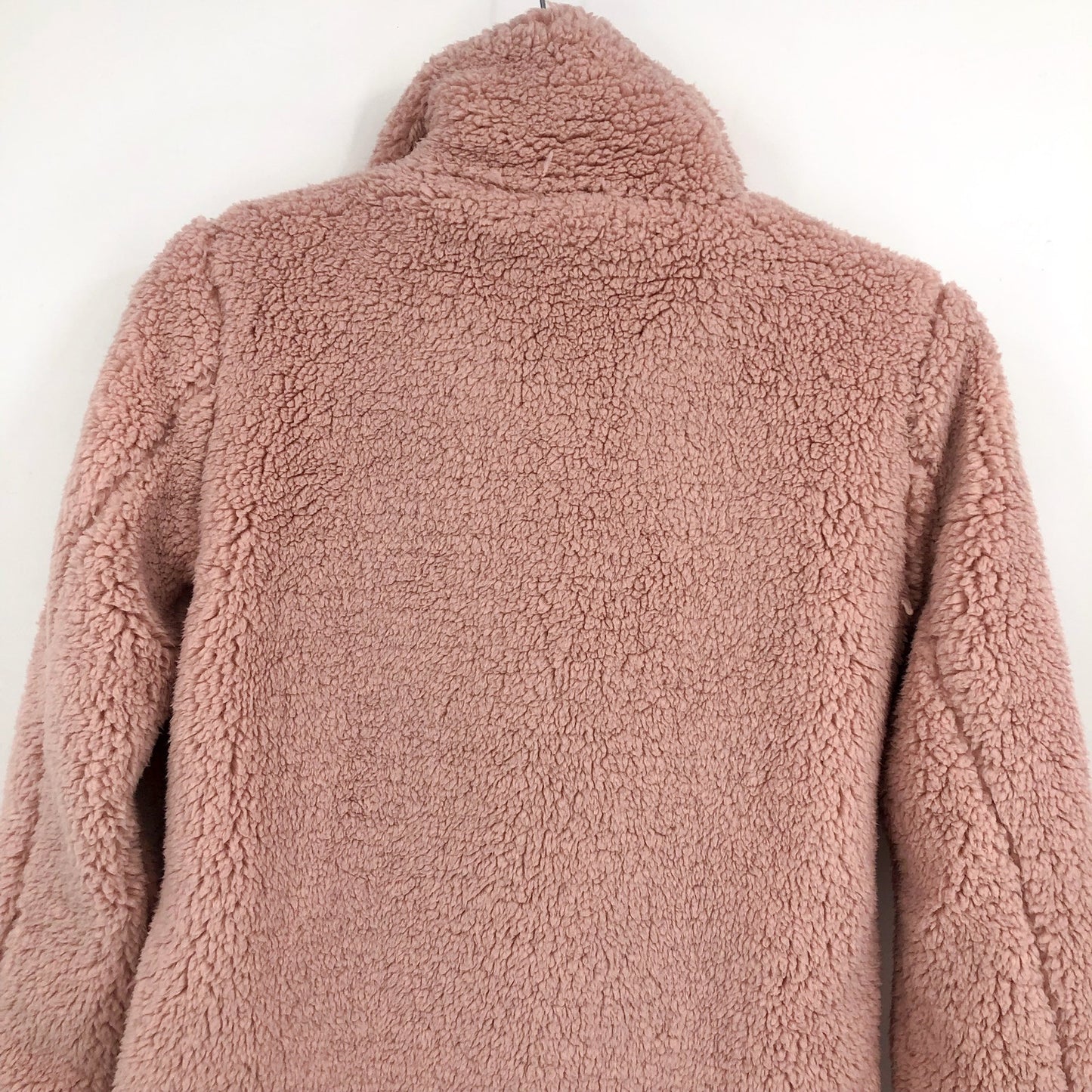 BARDOT JUNIOR Girl's Milly Soft Teddy Jacket XL US 14 Pink Musk Faux Fur NWT