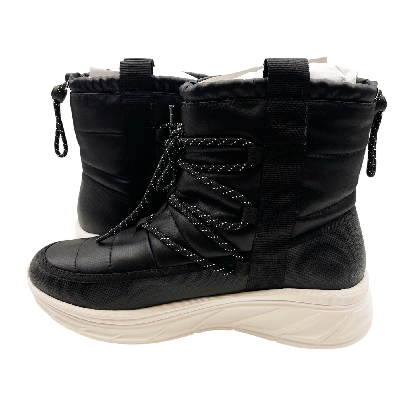 J/Slides Women's Nylon Will Boots Size 8 Black Outdoor Winter & Snow NIB