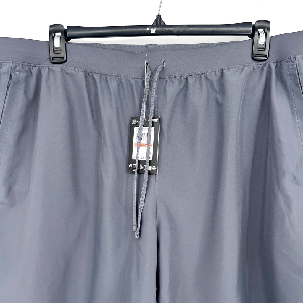 UNDER ARMOUR Men's UA Launch 2-in-1 Athletic Shorts 3XL Gray 7" Inseam NWT