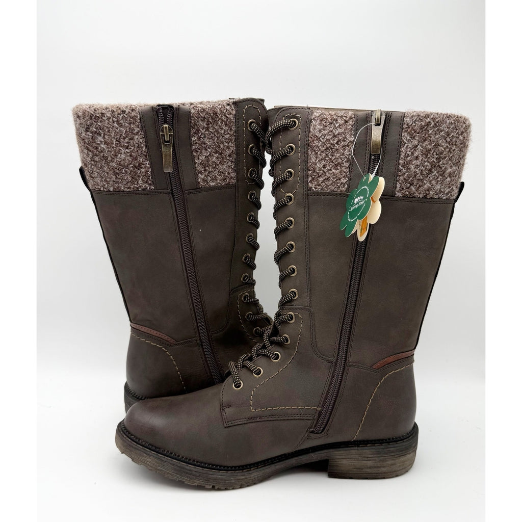 Spring Step Womens Yosemite Mid Calf Boot EU 39 US 8.5 Brown Water Resistant NIB