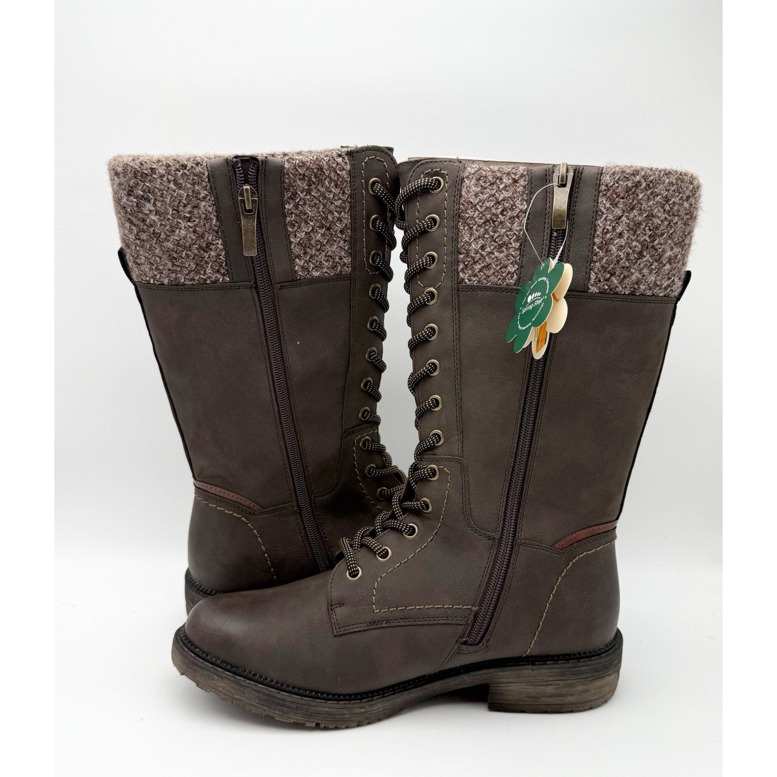 Spring Step Womens Yosemite Mid Calf Boot EU 39 US 8.5 Brown Water Resistant NIB