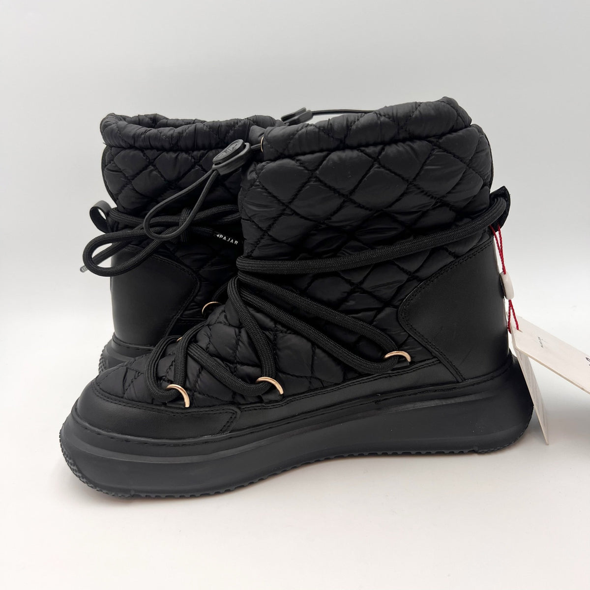 Pajar Canada Womens Gravita Ankle Snow Boots Size 8.5 Black Waterproof NWOB