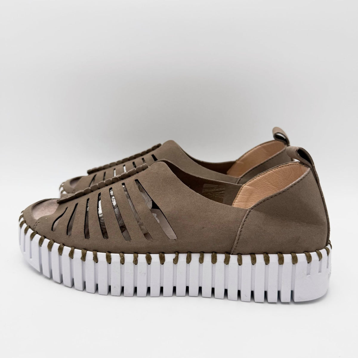 Ilse Jacobsen Womens Tulip 9376 Slip On Shoes Size 7.5 EU 38 Brown NWOB