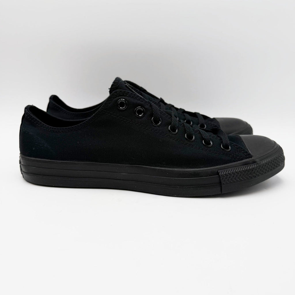 Converse Mens Chuck Taylor All Star Low Sneakers Size 10.5 Black Monochrome NWOB