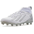 Adidas Mens Adizero Impact.2 II Football Cleats Size 11.5 EU 45 White Silver NIB